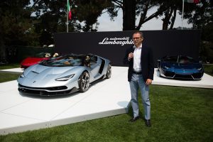 Stefano Domenicali presents the Centenario Roadster at The Quail